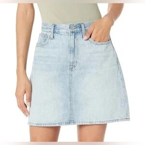 Madewell NWT Rigid Denim A-Line Light Wash Jean Skirt